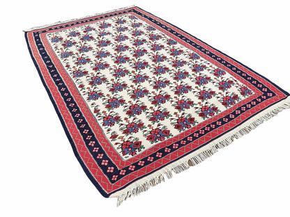 3x5 Vintage Kurdish Senneh Kilim Rug 3 x 5 Heirloom Rug Flatweave Antique Rug Playroom Rug Collectible Rug Beige Kilim - Nuvé