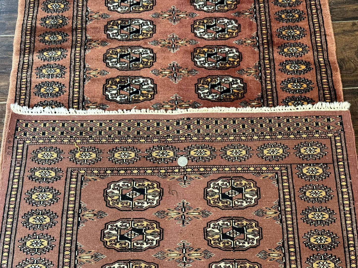 Pakistani Turkoman Bokhara Runner Rug 2.8 x 12, Oriental Runner for Hallway - Nuvé