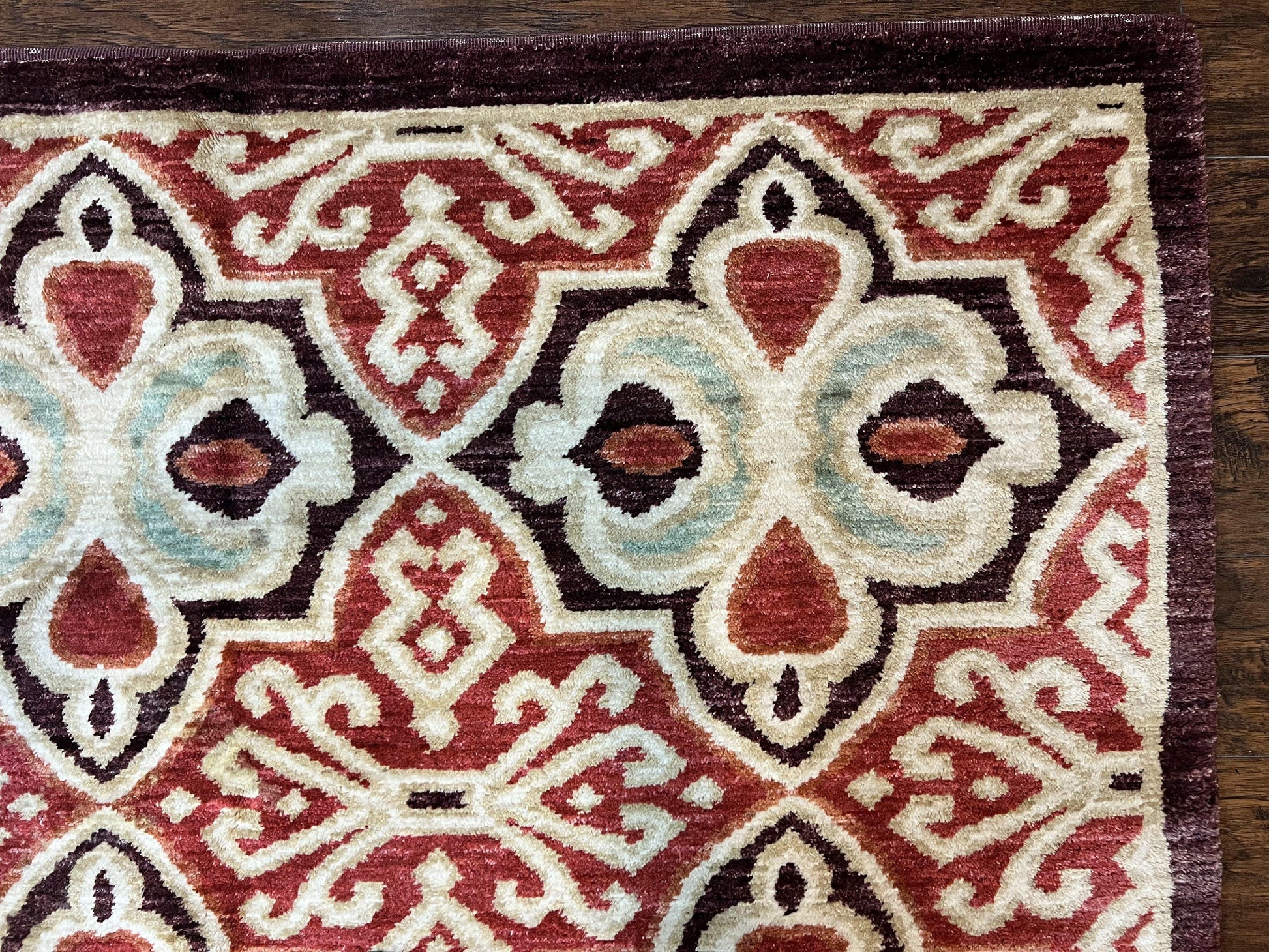 Portuguese Rug 9x12, Vintage Carpet, Handmade Wool Rug - Nuvé