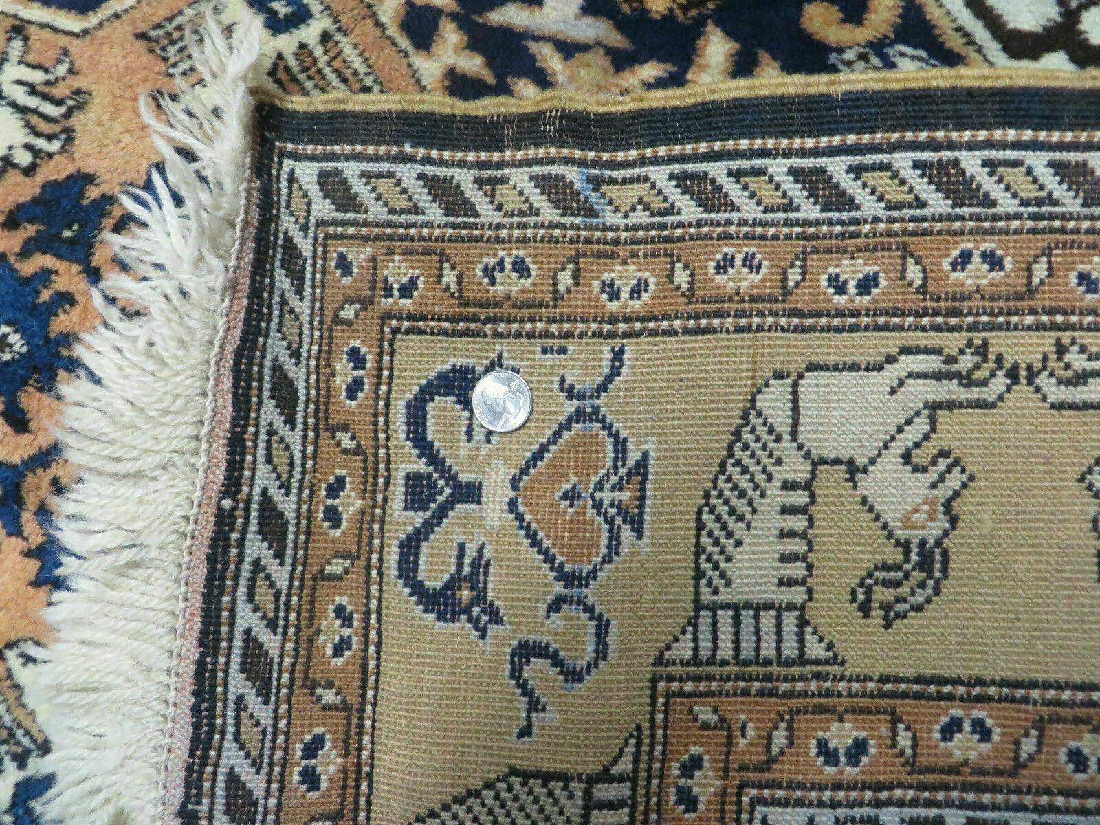 Persian Qum Rug 5.6 x 8.8, Navy Blue - Nuvé