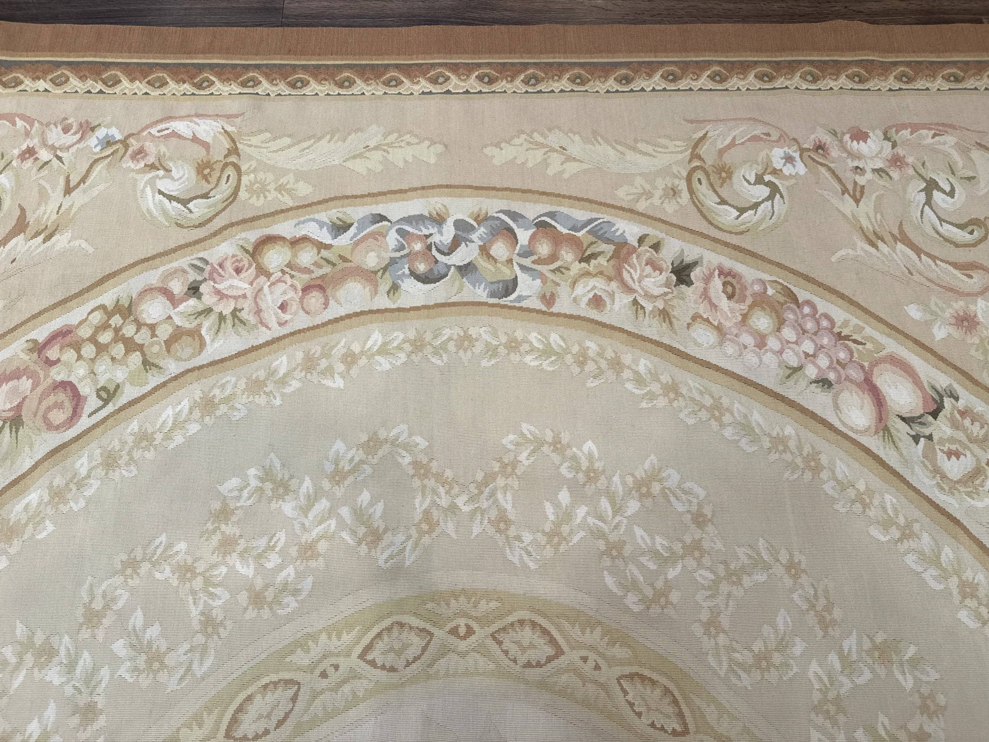 Aubusson Rug 9x12, French European Design, Floral, Elegant - Nuvé