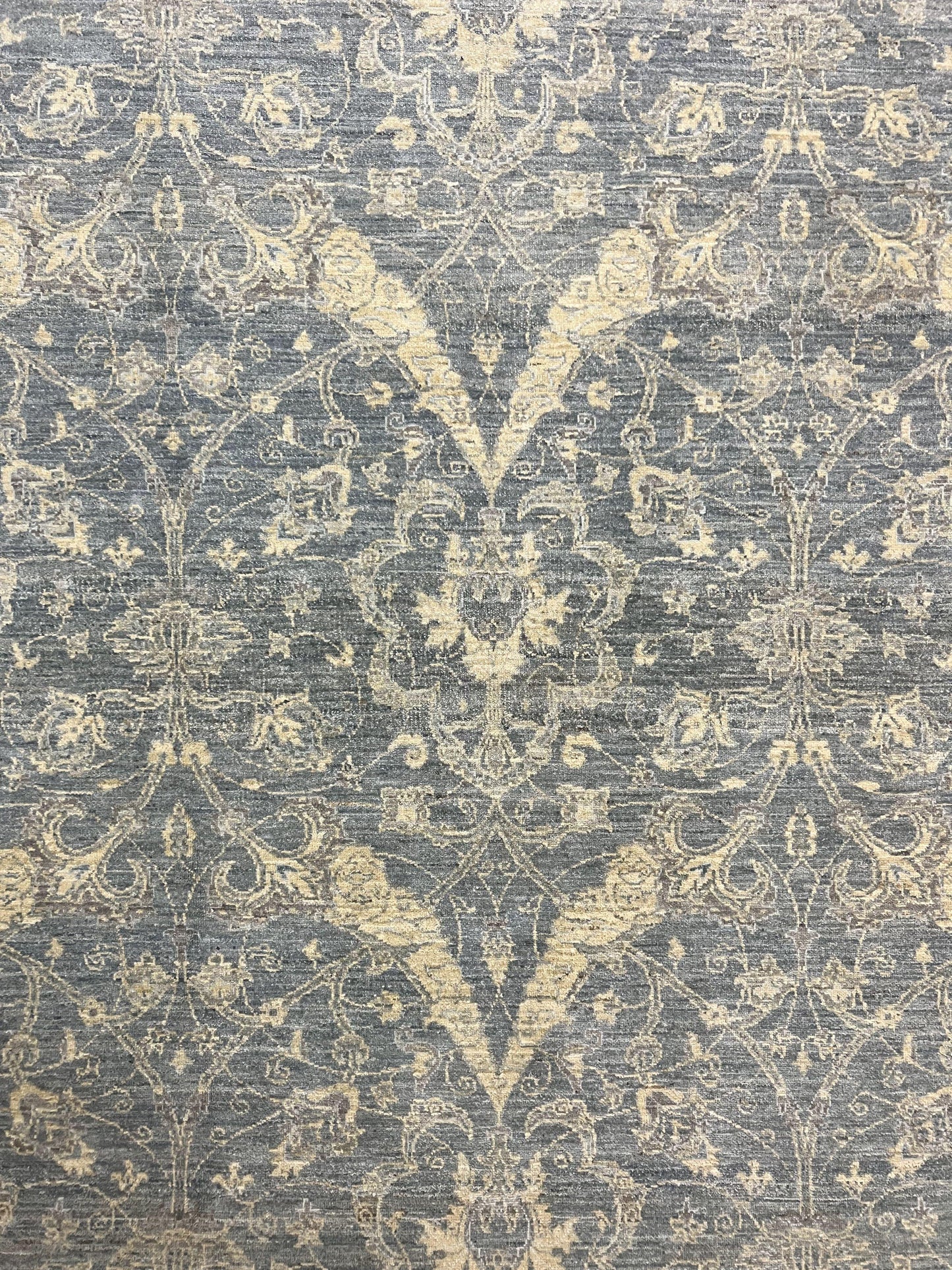 Contemporary Pakistani Rug 5 x 6.6, Handmade Floral Wool Rug, Spanish Pattern - Nuvé