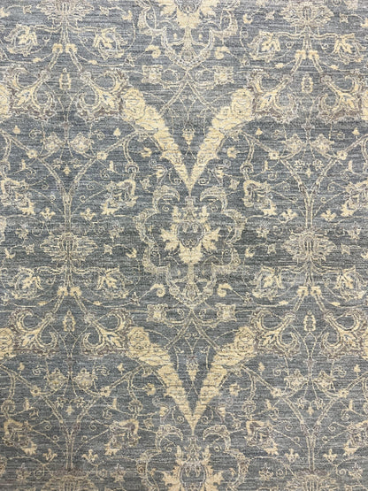 Contemporary Pakistani Rug 5 x 6.6, Handmade Floral Wool Rug, Spanish Pattern - Nuvé