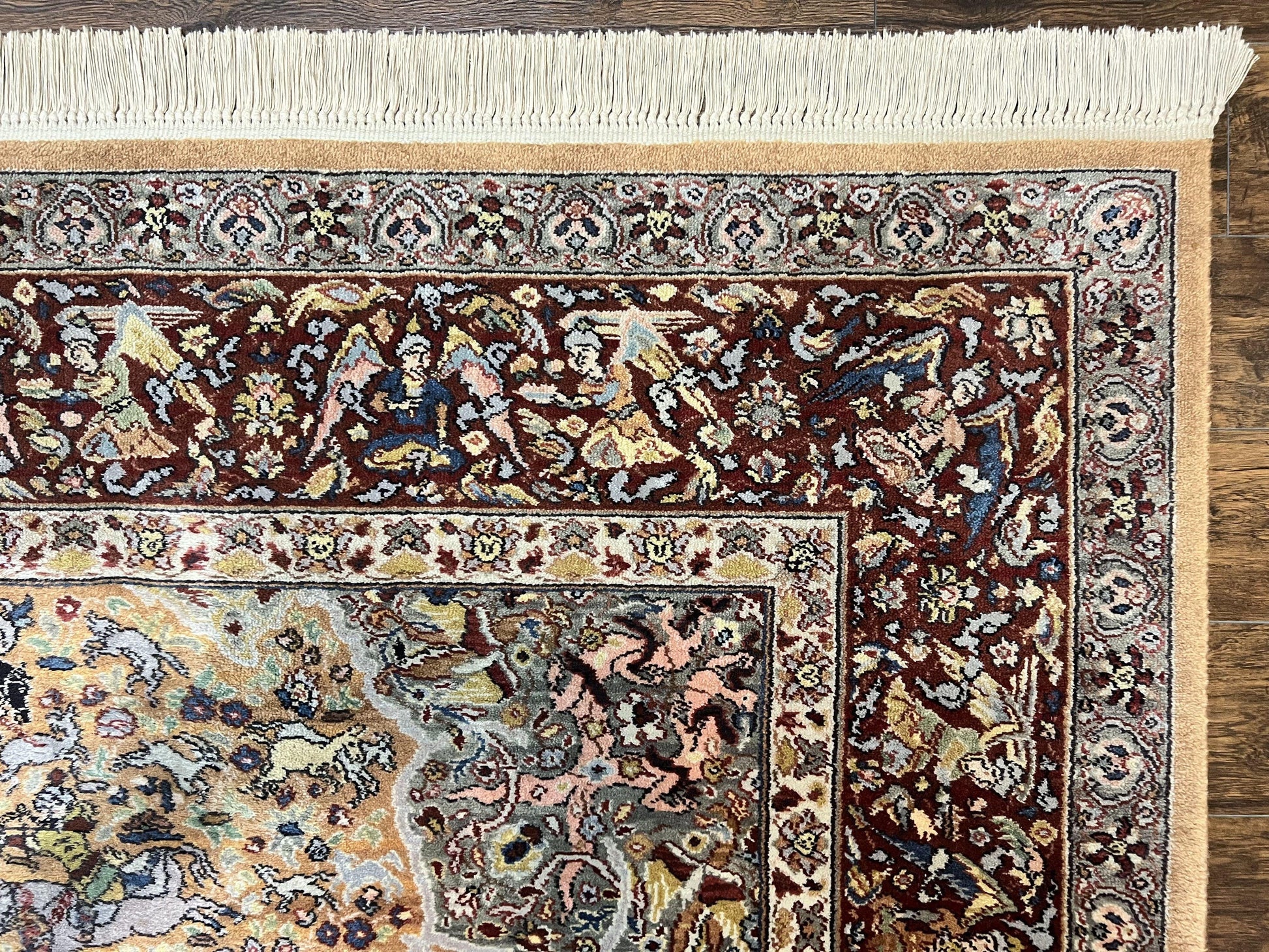 Karastan Rug 8.8 x 12 Persian Hunting Rug #723, Wool Pile - Nuvé