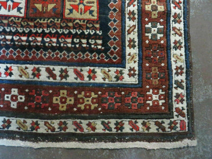 3' 7" X 14' Antique Handmade Caucasian Wool Rug Carpet Nice - Nuvé