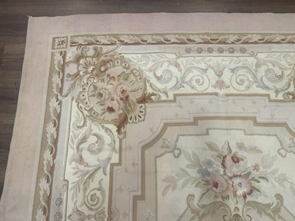 Aubusson Rug 6x9, Elegant, Flatweave, French European Design - Nuvé