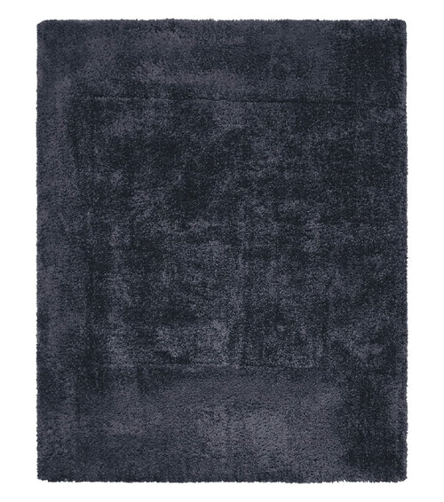 Black Shag Rug 8x10, Savafieh Milan Fluffy Black Carpet, Room Sized Shag Rug, Modern Contemporary Rug, Soft Living Room Rug, Bedroom Rug