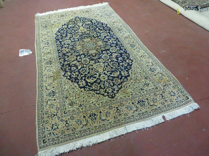 4' X 6' Handmade Ultra Fine India Floral Oriental Wool Silk Rug Hand Knotted - Nuvé