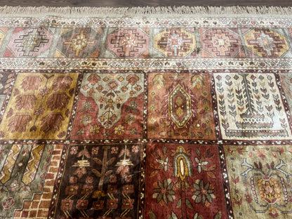 Panel Design Rug 8 x 10.6, Oriental Carpet, Belgium Power Loomed Rug - Nuvé