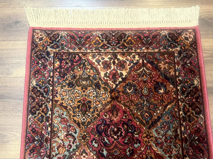 Karastan Rug 3x5 Multicolor Panel Kirman #717, Original 700 Series, Wool Pile, Discontinued - Nuvé