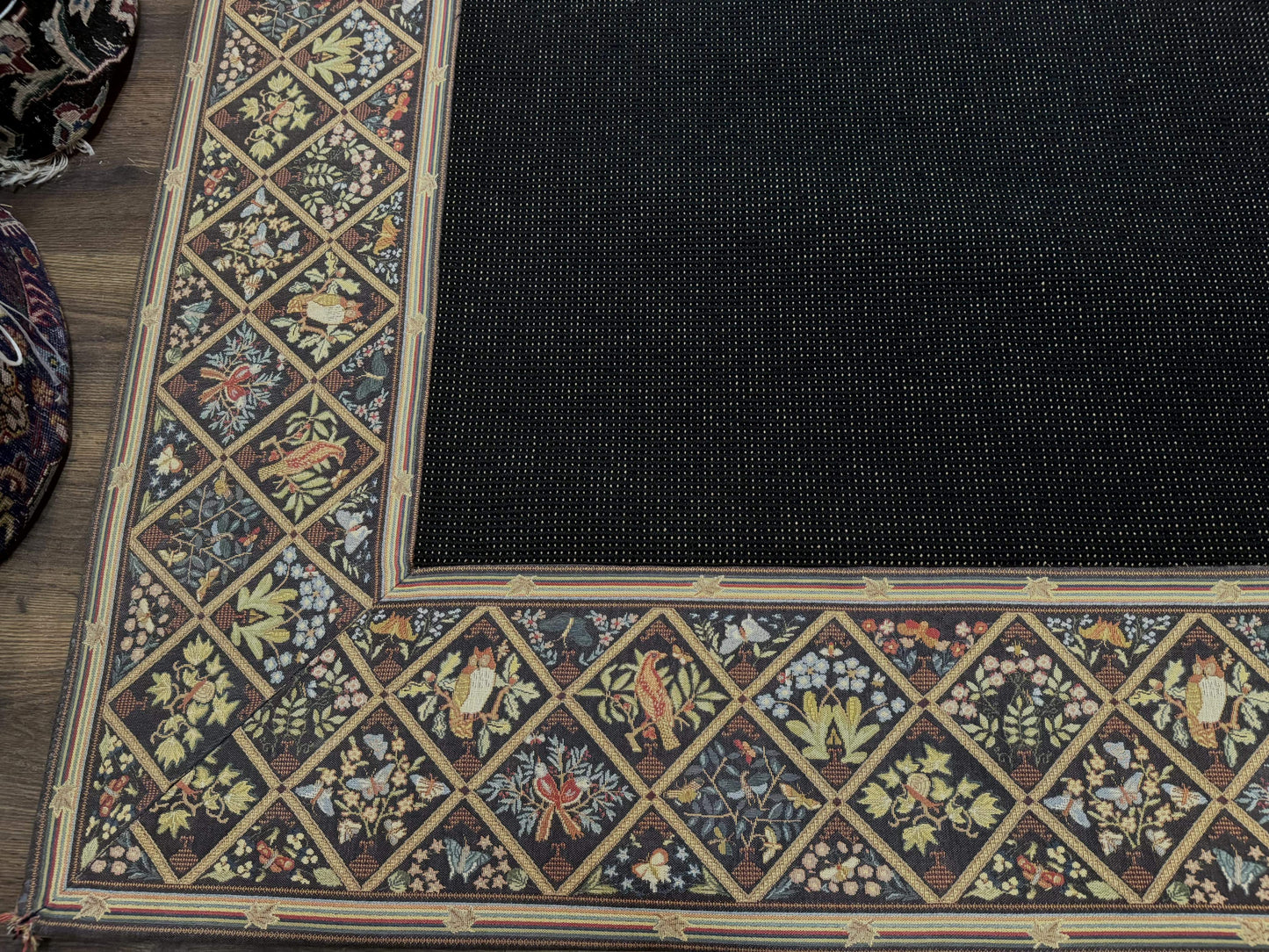 Palace Sized Stark Area Rug 12x19, Black Carpet - Nuvé