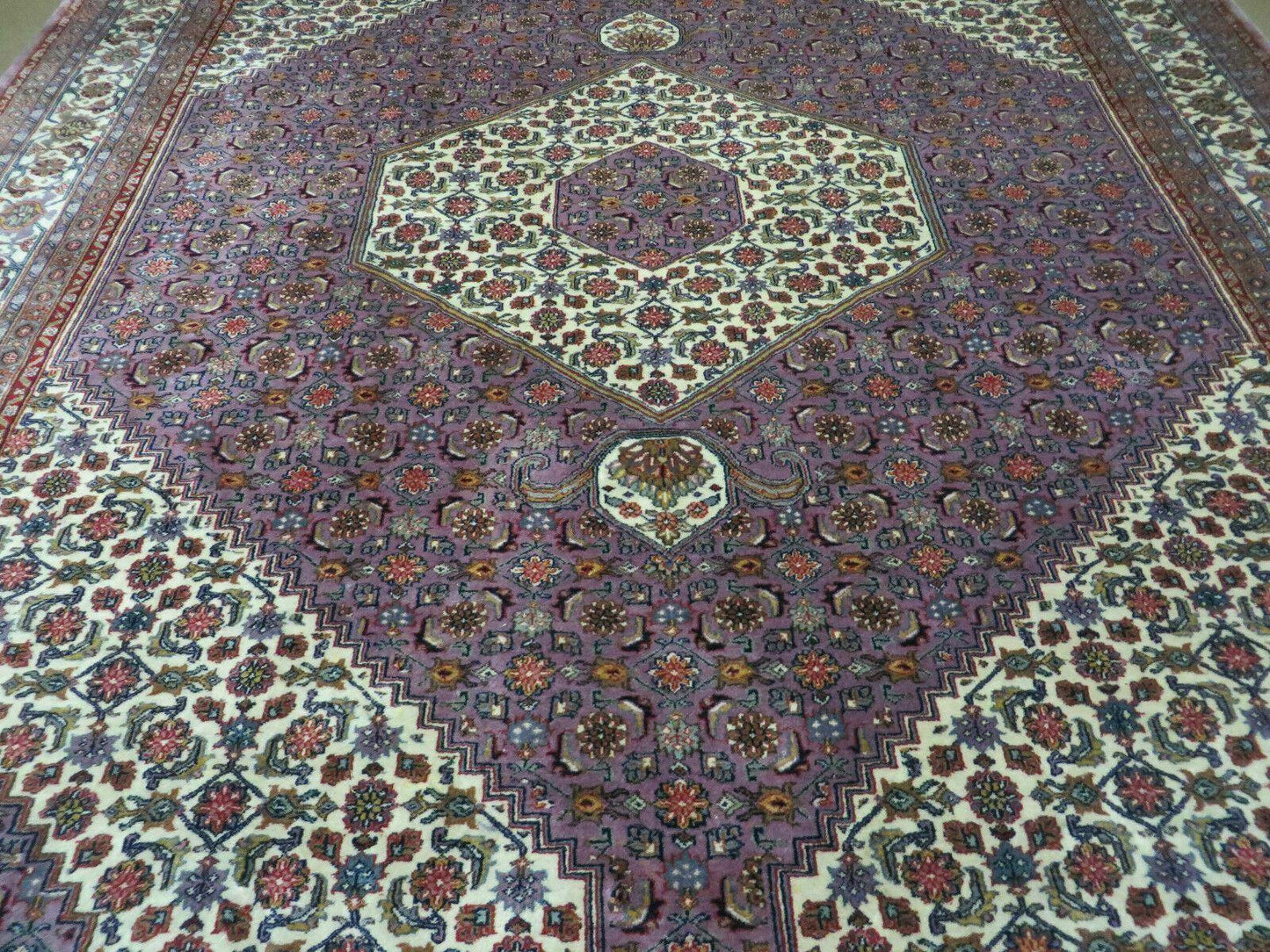 8' X 10' Vintage Fine Handmade India Wool Rug Hand Knotted Carpet Detailed Nice - Nuvé