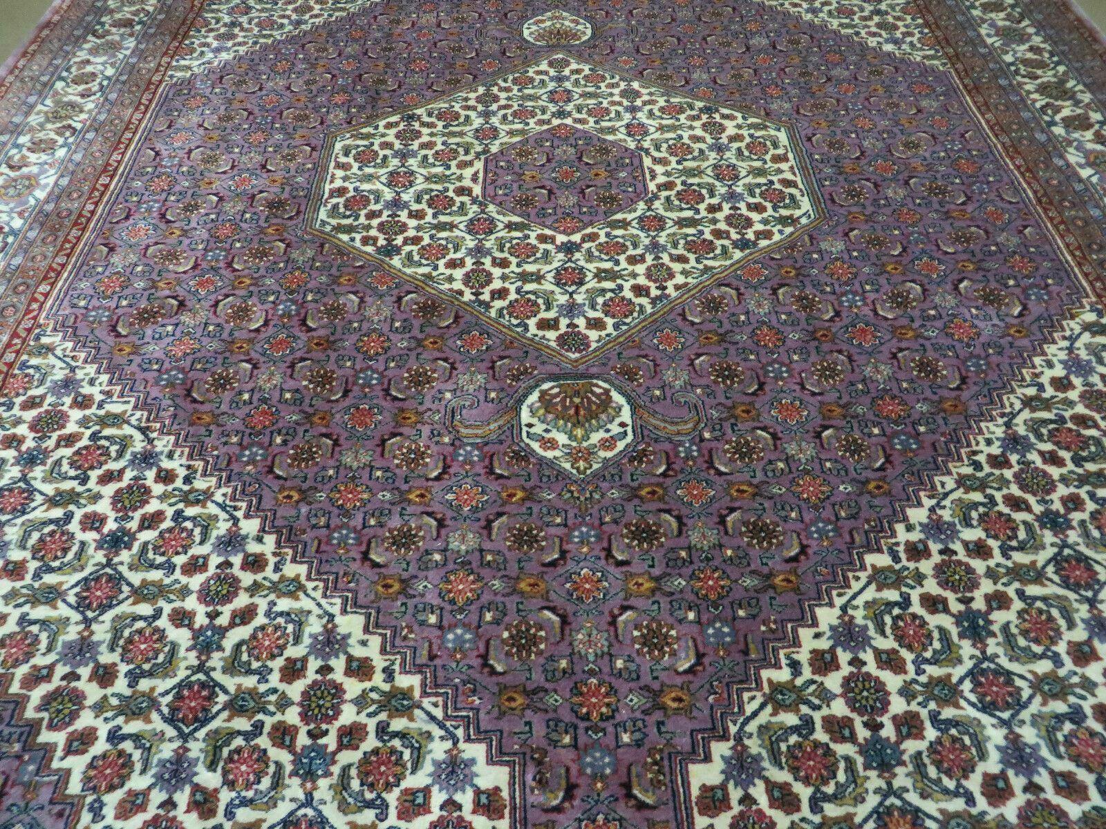 8' X 10' Vintage Fine Handmade India Wool Rug Hand Knotted Carpet Detailed Nice - Nuvé