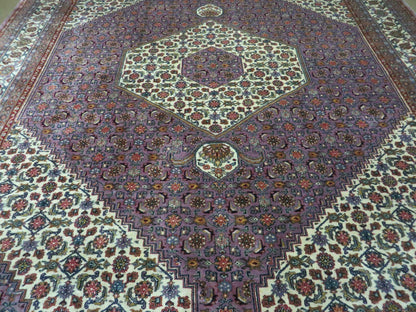 8' X 10' Vintage Fine Handmade India Wool Rug Hand Knotted Carpet Detailed Nice - Nuvé