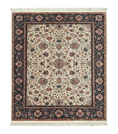 Karastan Rug 8.8 x 10.6 Ivory Indo Kirman #700/706, Wool Original Series