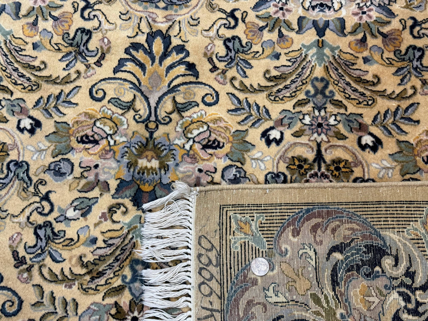 Pak Persian Rug 8x10, Allover Pattern, Fine 225 KPSI, Cream - Nuvé