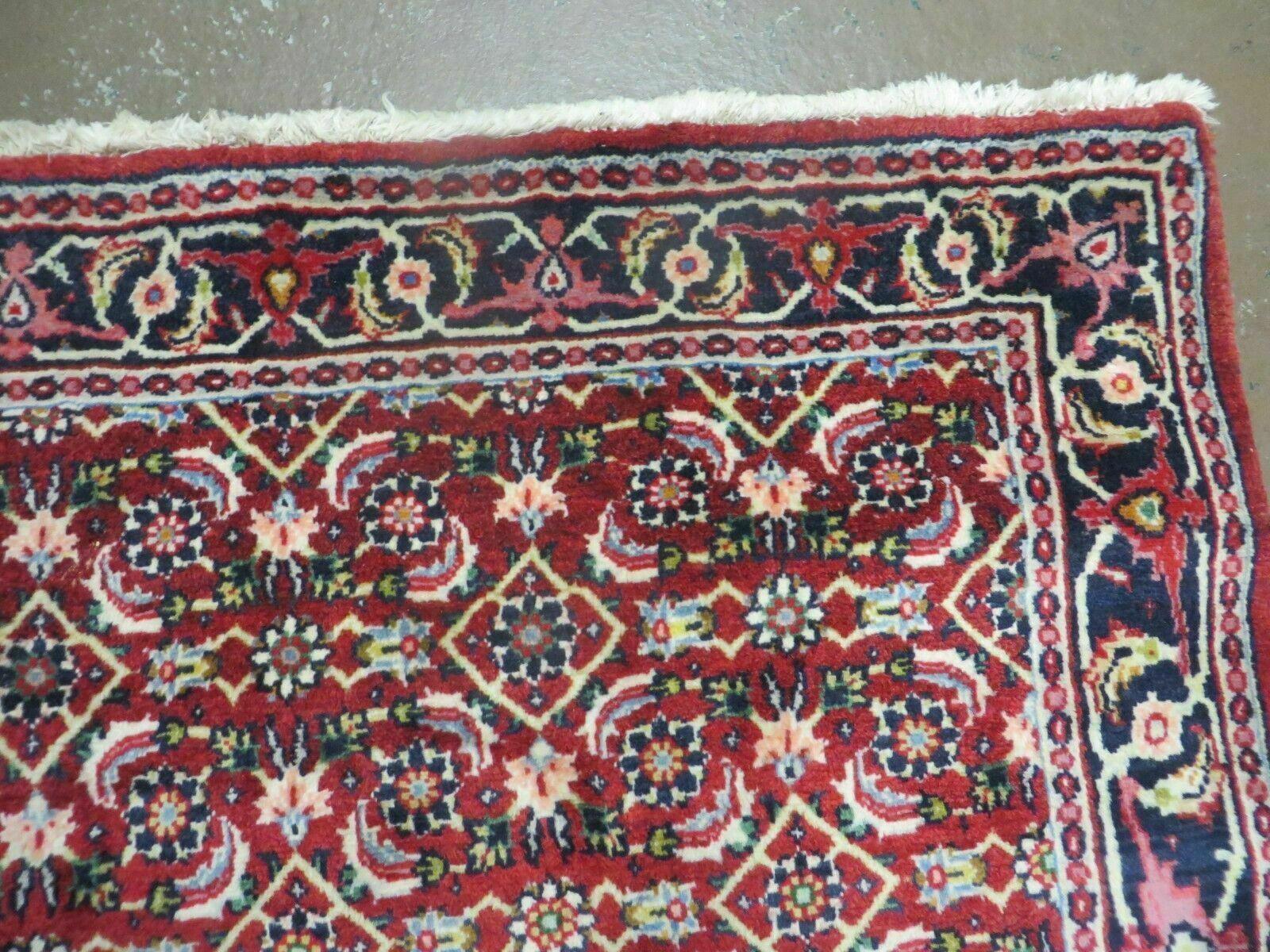 3' X 5' Handmade Knotted Indian Amritsar Floral Oriental Wool Red Rug Organic Nice - Nuvé