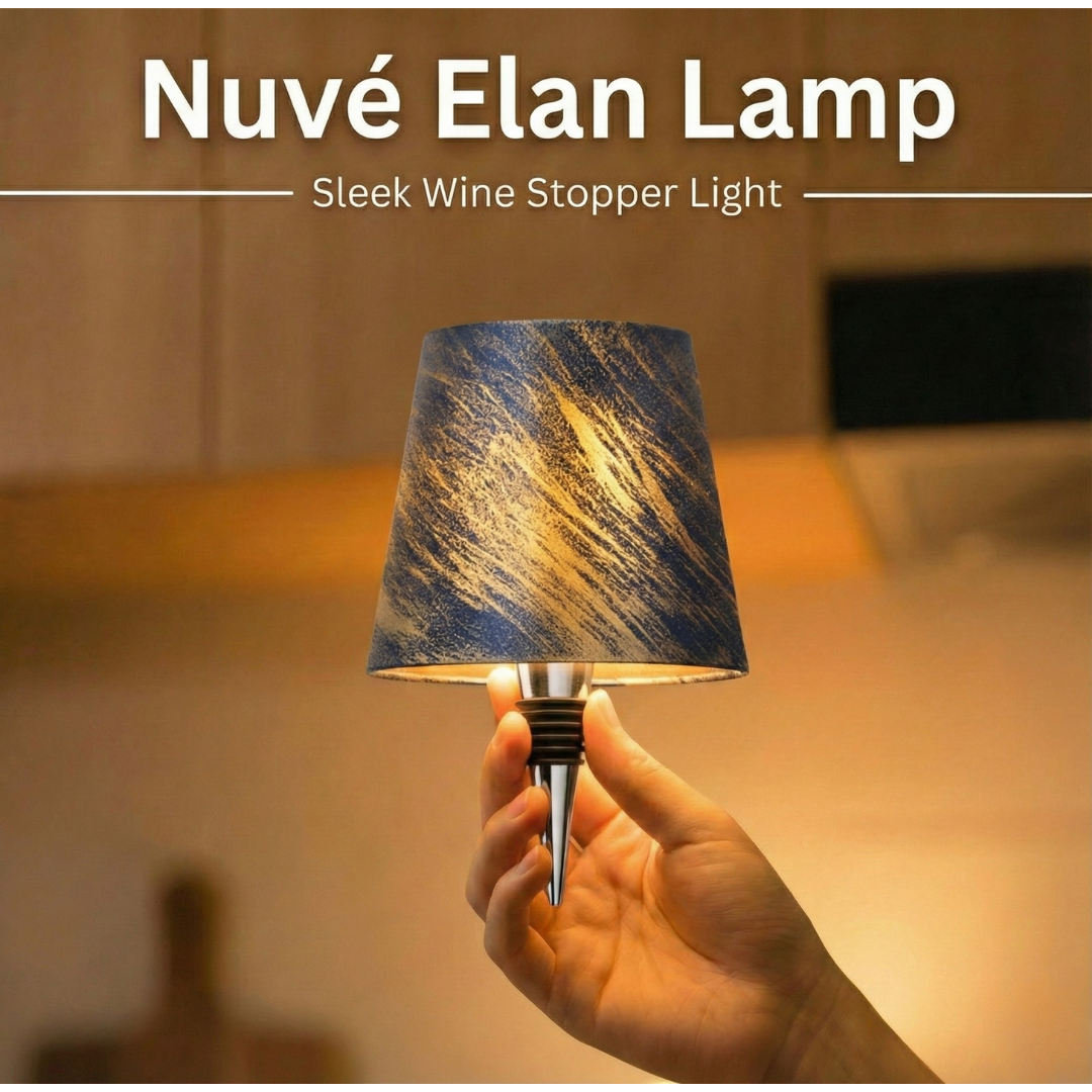 Nuvé® Elan skincare device with sleek design and digital display, shown on a clean white background.