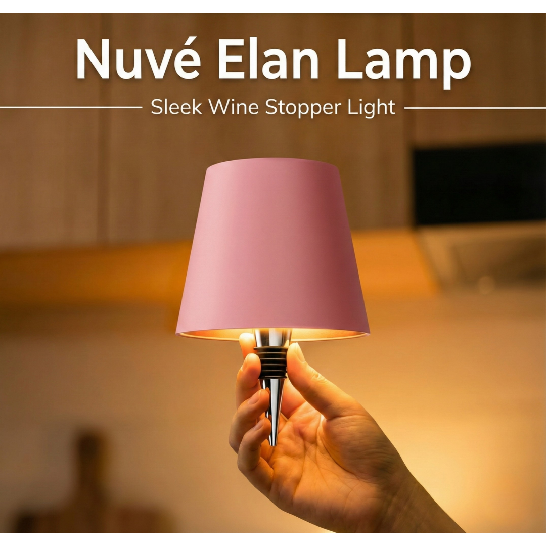 Nuvé® Elan skincare device with sleek design, featuring a metallic finish and ergonomic handle for easy use.