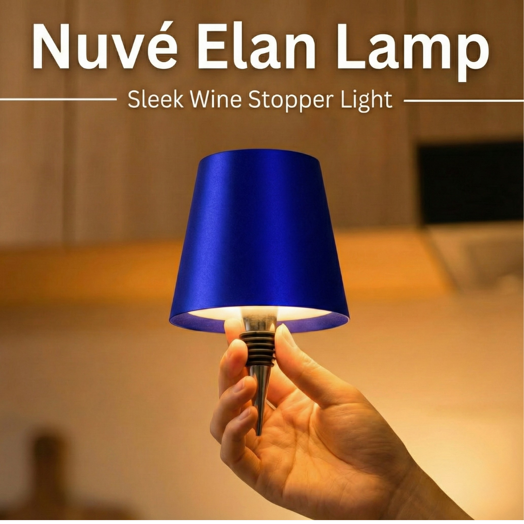 Nuvé® Elan skincare device with sleek design and control buttons, displayed on a clean white background.