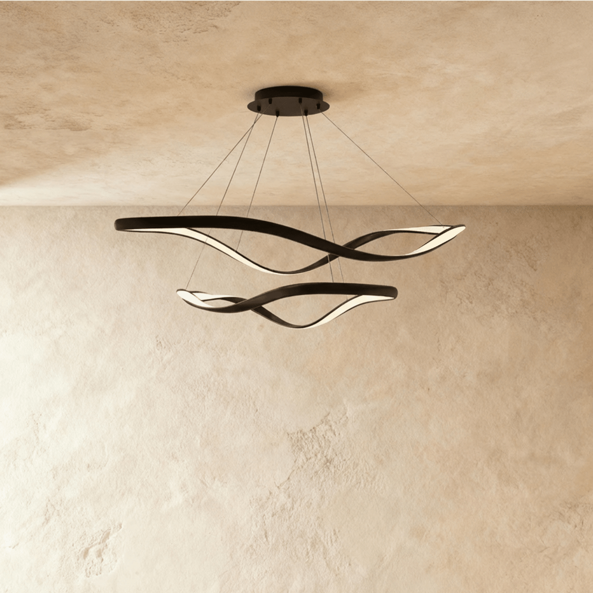 Elegant Aaliyah Chandelier by Residence Supply featuring multiple crystal-like tiers and a polished metallic finish.