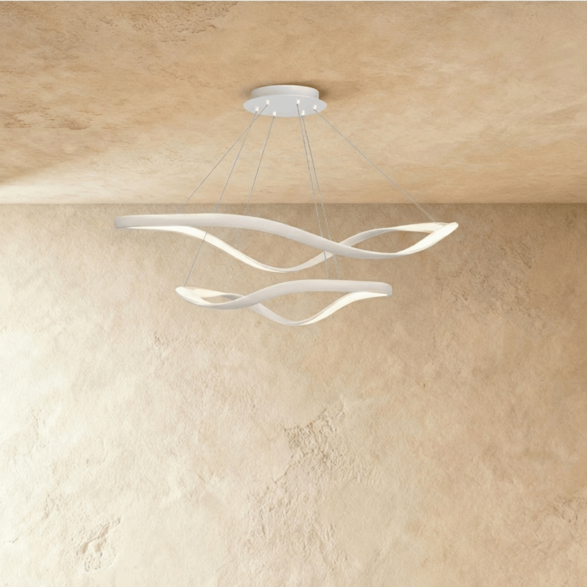 Elegant Aaliyah Chandelier by Residence Supply featuring crystal accents and a sleek metal frame for stylish illumination.