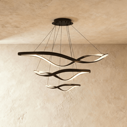 Elegant Aaliyah Chandelier by Residence Supply with intricate crystal details and a modern design for luxurious lighting.