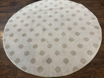 Round Power Loomed Rug 5x5, Contemporary Modern Round Carpet, 5ft Round - Nuvé