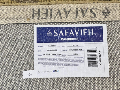 Safavieh Rug 8x10, Cambridge Rug, Wool Hand Tufted Carpet, Modern Room Sized Wool Pile Area Rug - Nuvé