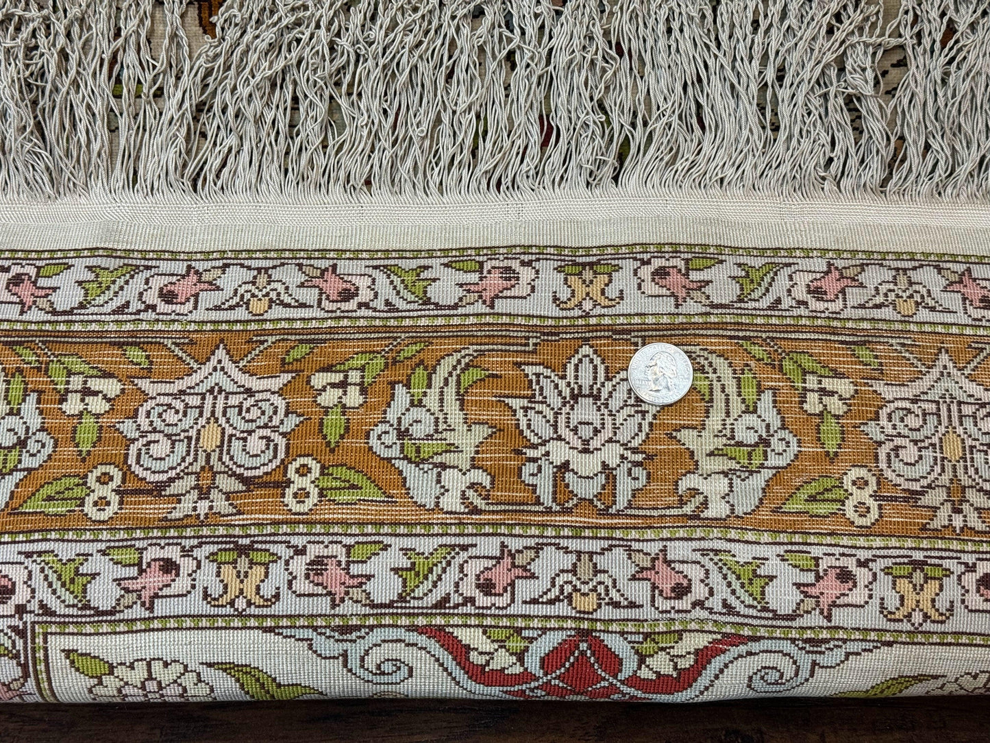 Silk Turkish Hereke Rug 2x3, Birds Lantern Very Fine 400 KPSI, Signed by Masterweaver, Wonderful, Rare, Small Hereke Rug - Nuvé