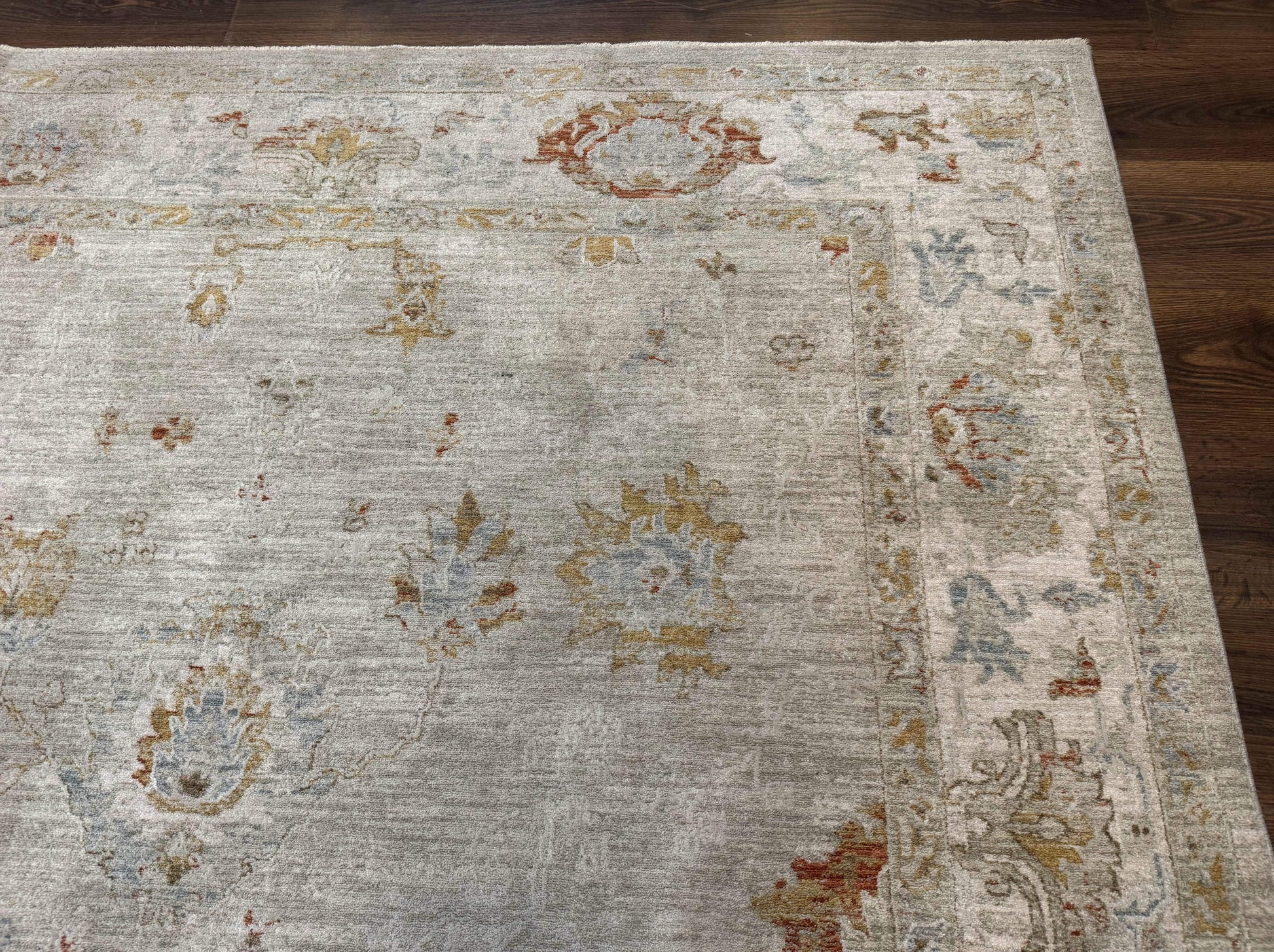 Modern Turkish Oushak Rug 7x9, Netural Colors - Nuvé