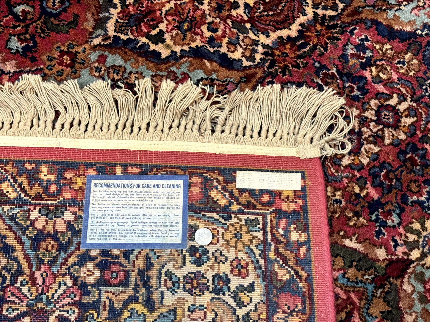 12x16 Karastan Multicolor Panel Kirman Rug #717, Rare Palace Size Wool Original 700 Series - Nuvé