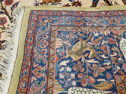 Antique Persian Kashan Tree of Life Rug 10x13 - Nuvé