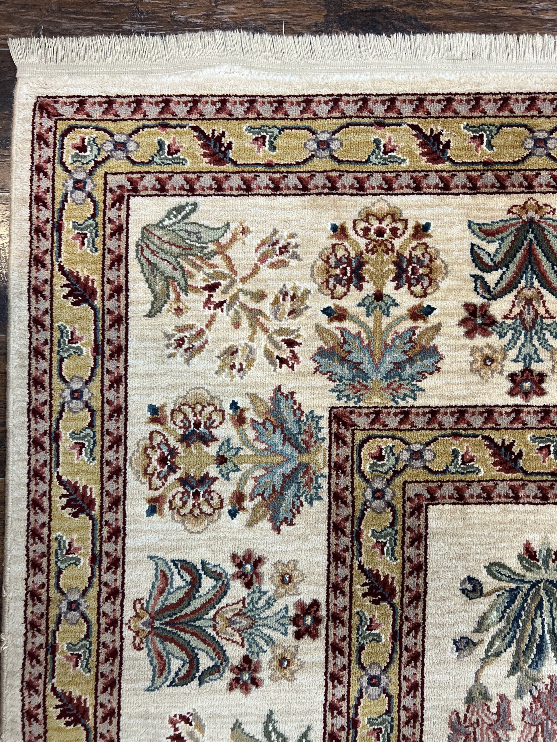 Karastan Rug 8.8 x 12, Ashara Amritsar #549, Oatmeal Color, Wool Pile Karastan Carpet, Discontinued Karastan Area Rug, Decorative - Nuvé