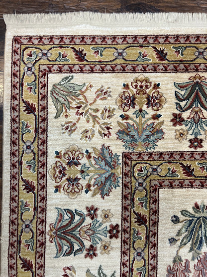 Karastan Rug 8.8 x 12, Ashara Amritsar #549, Oatmeal Color, Wool Pile Karastan Carpet, Discontinued Karastan Area Rug, Decorative - Nuvé