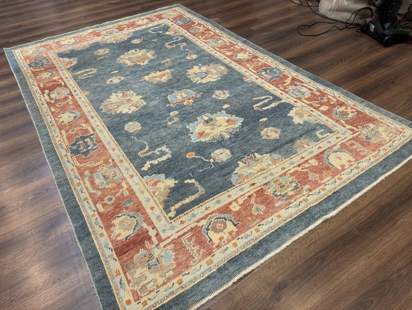 Turkish Oushak Rug 6x9, Sultanabad Carpet, Medium Size Oriental Rug - Nuvé