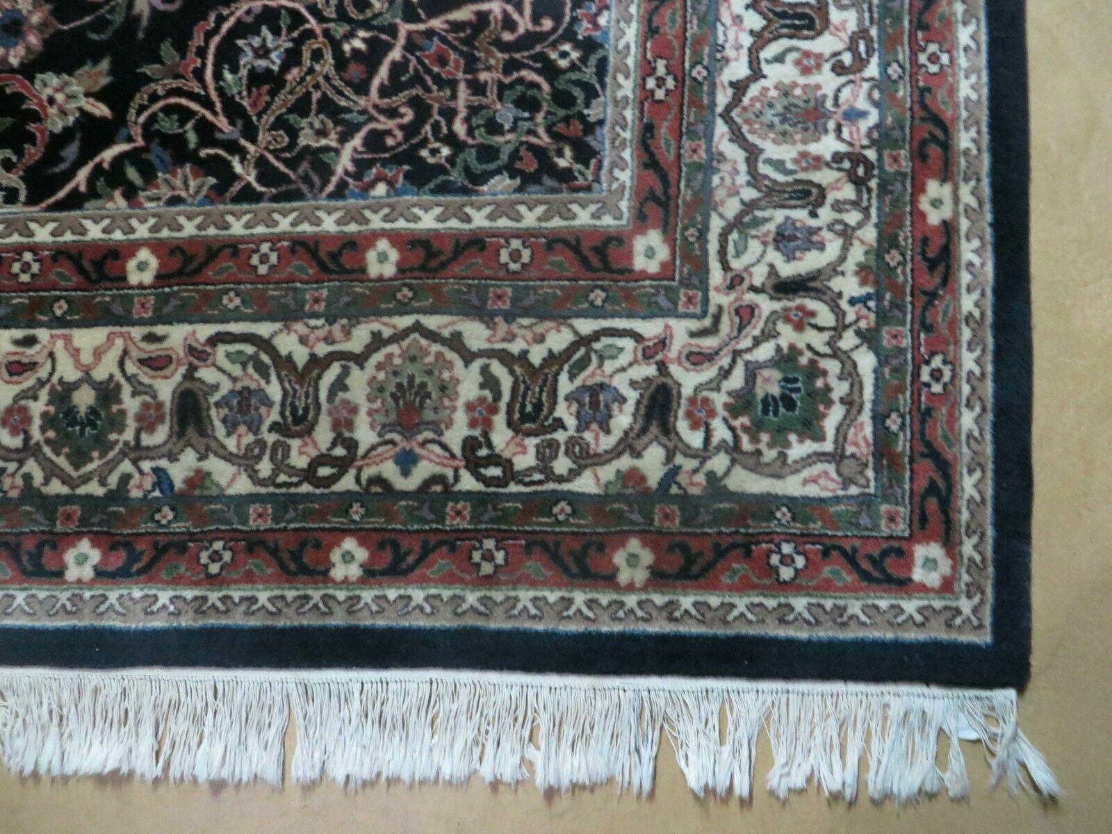 Indo Persian Rug 8x10, Wool Handmade Floral Carpet - Nuvé