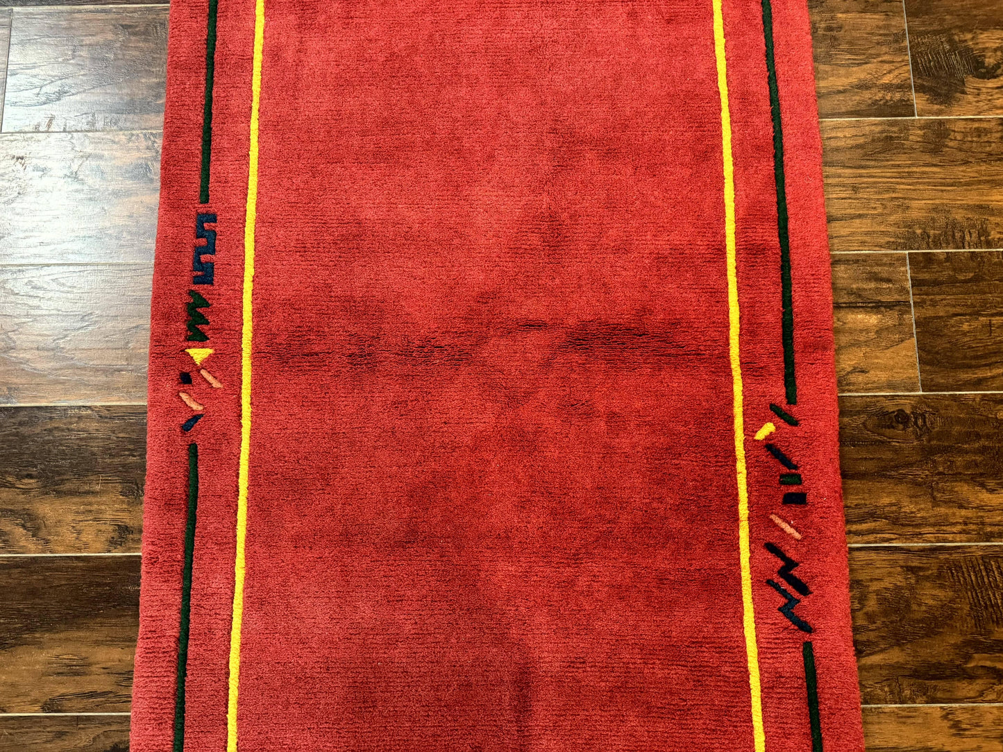 Indo Persian Gabbeh Rug 3x5, Red - Nuvé