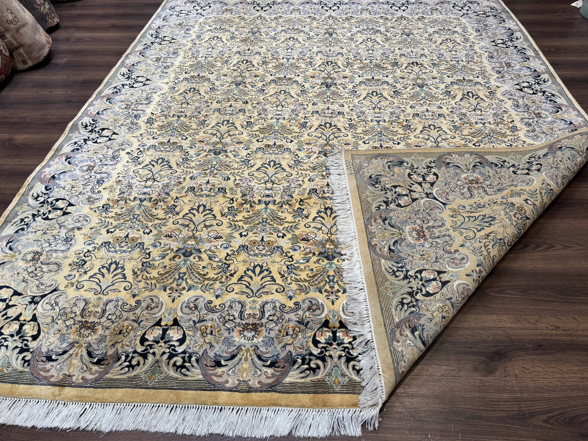 Pak Persian Rug 8x10, Allover Pattern, Fine 225 KPSI, Cream - Nuvé