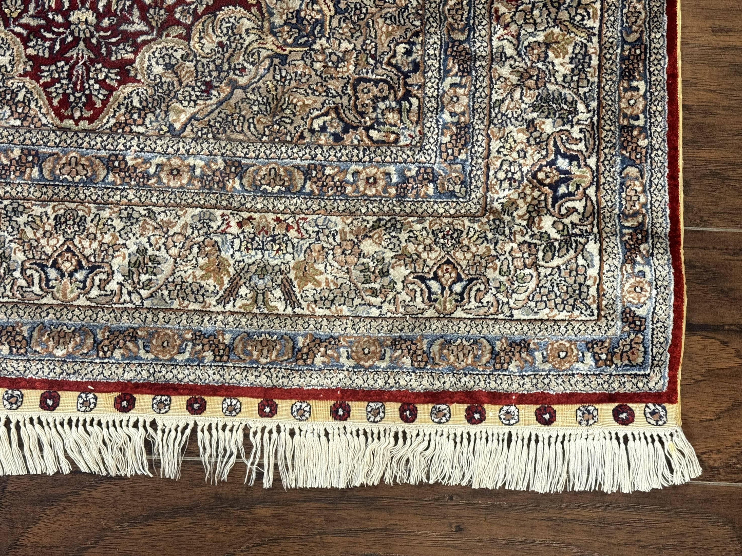 Sino Persian Silk Rug 3x5, Super Fine 440 KPSI, Floral Medallion, Handmade - Nuvé