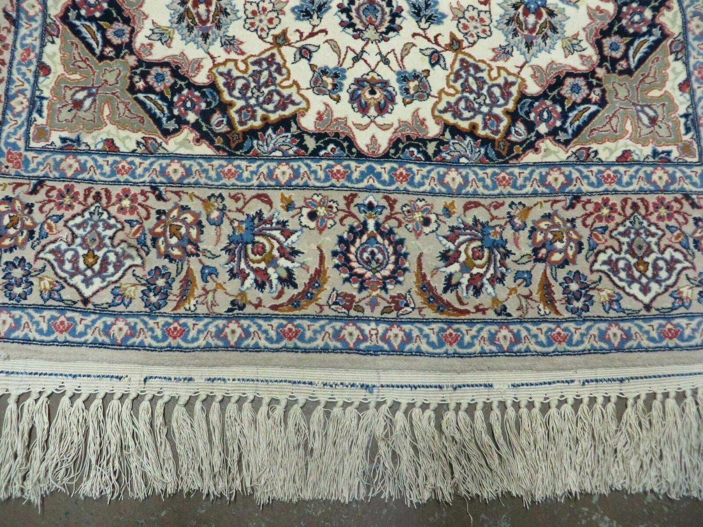 4' X 6' Very Fine Handmade Oriental Wool Silk Accent Rug Hand Knotted Beauty - Nuvé