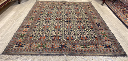 Afghani Area Rug I Ala Bakhmal 5x7 Ft - Nuvé