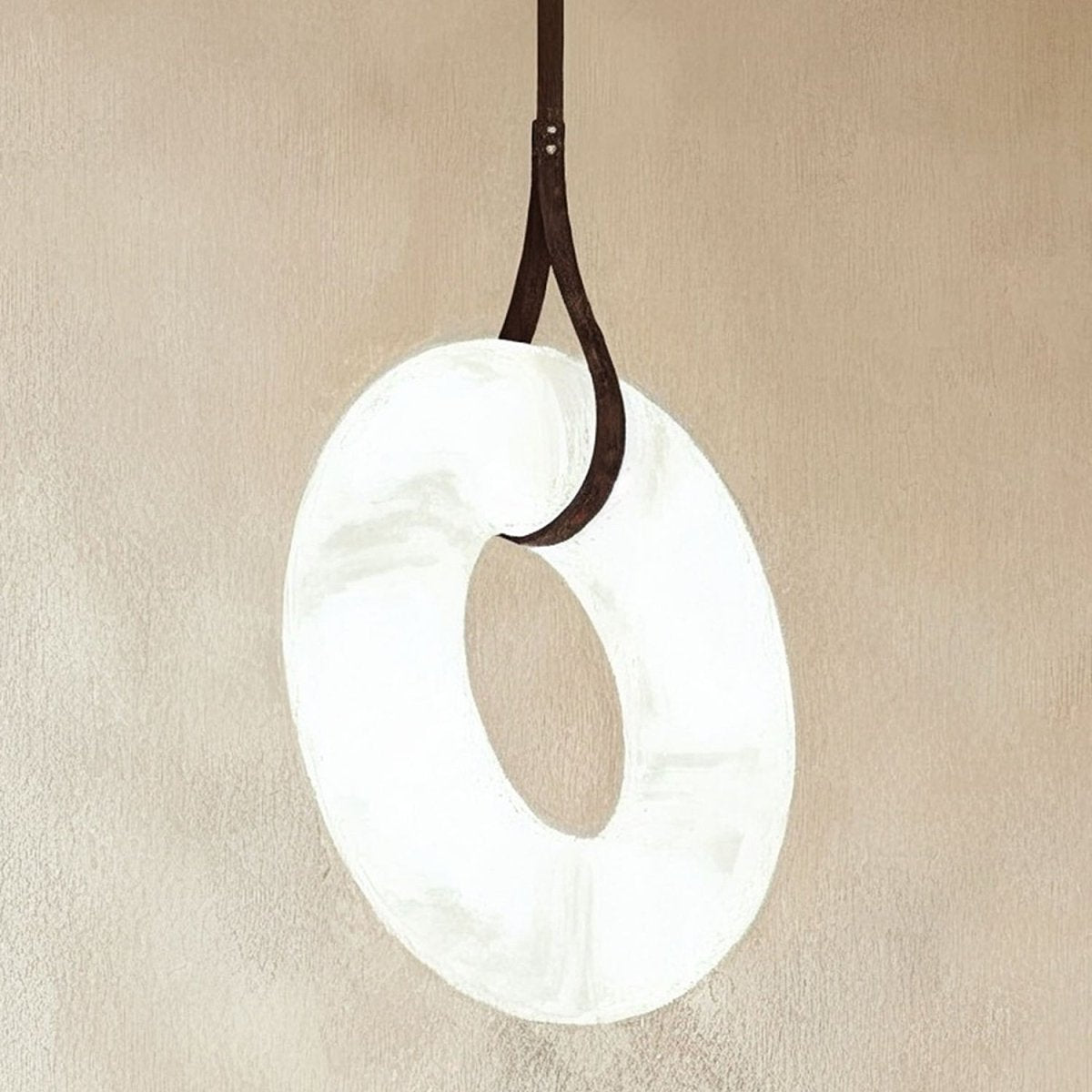 Aktis Alabaster Pendant Light by Residence Supply, featuring a smooth alabaster glass shade and modern pendant design.
