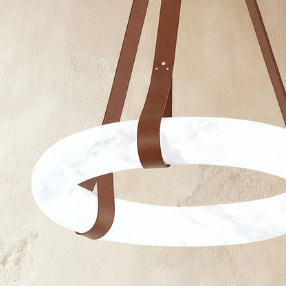 Aktis Alabaster Pendant Light by Residence Supply featuring a smooth alabaster glass shade and contemporary design.