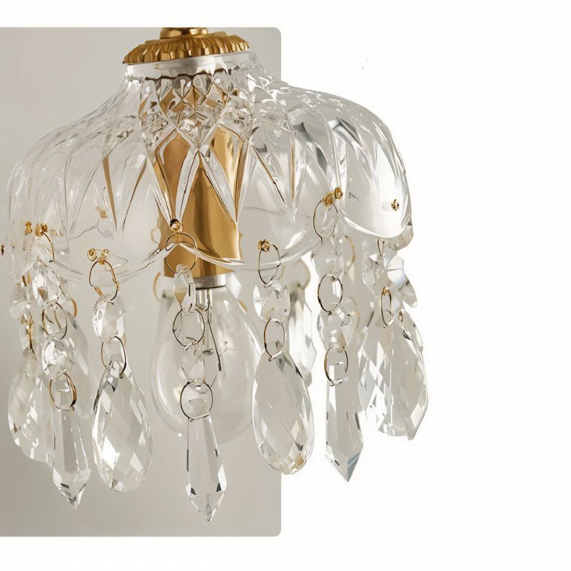 Alshamal glass wall light by Residence Supply featuring a sleek, modern design with clear glass shade and metal fixture.