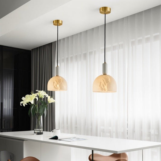 Altus Alabaster Pendant Light - Nuvé