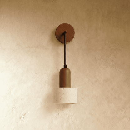 Aluria Travertine Wall Lamp - Nuvé