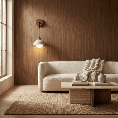 Aluria Travertine Wall Lamp - Nuvé