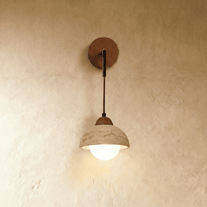 Aluria Travertine Wall Lamp - Nuvé