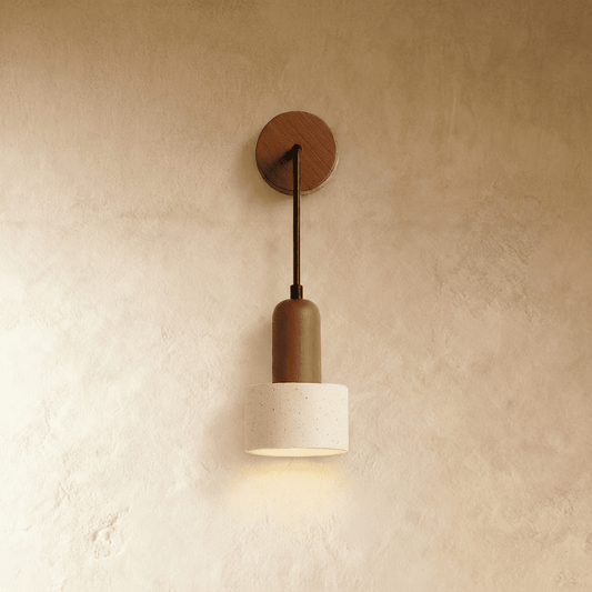 Aluria Travertine Wall Lamp - Nuvé